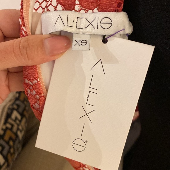 NWT  $583 ALEXIS Multicolor Lace Vedette Dress SZ XS - Picture 12 of 12